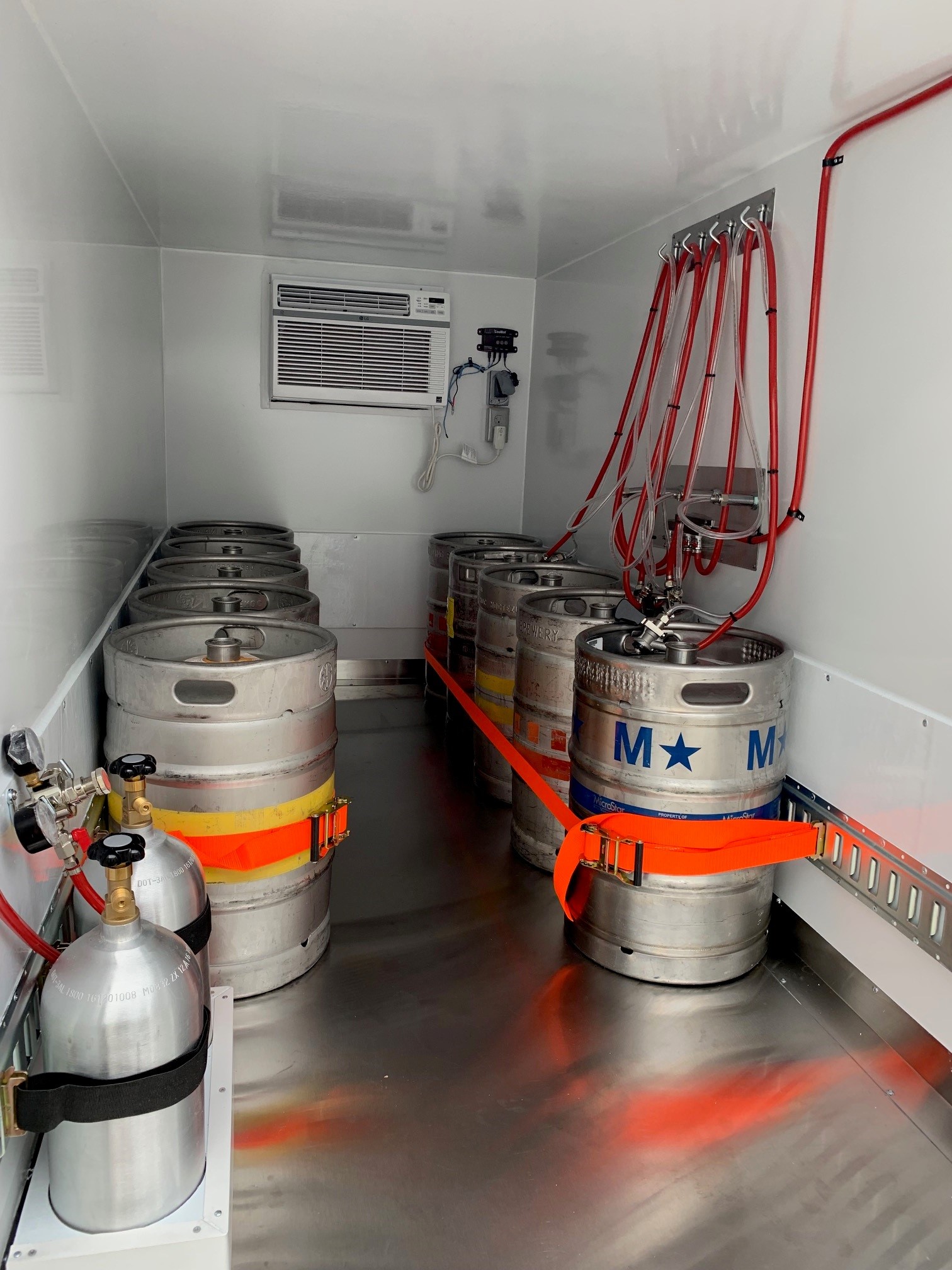 Beer Trailer Inside